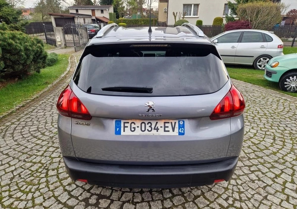 Peugeot 2008 cena 49999 przebieg: 43000, rok produkcji 2018 z Bieruń małe 326